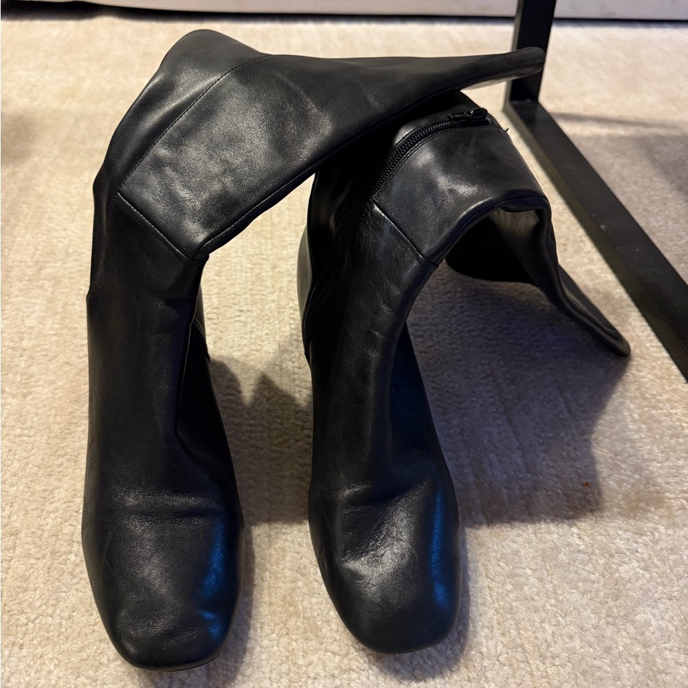 Aldo leather Black Women's heeled boots